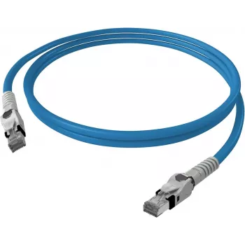 Cavo patch EasyLan VarioBoot Cat.6A S/FTP blu 2,0 m