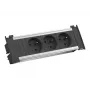 Bachmann Kapsa S 3xUTE prolunga elettrica 2,0m CEE7/7 nero