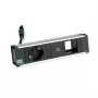Bachmann CONI modulo di alimentazione da scrivania - 1x presa Schuko, 1x USB-C 22W PD, ingresso GST18i3, nero