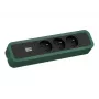 Bachmann PRIMO 2 3xUTE 2,0m 350.224 CEE 7/7 RAL 6028 verde pino ciabatta