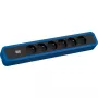 Bachmann PRIMO 2 ciabatta 6x presa tipo E 2,0m spina CEE 7/7 blu genziana