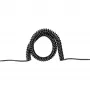 Bachmann cavo a spirale H05VV-F 3G1,5 nero liscio tagliato - cavo