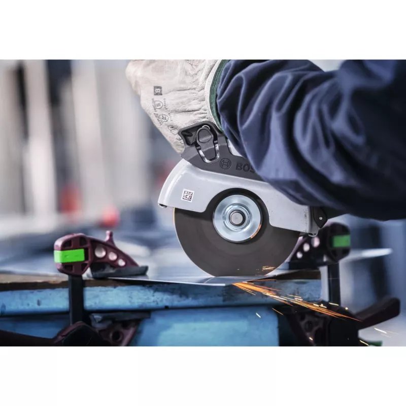 BOSCH POWERTOOLS PRO disco da taglio per acciaio inox e metallo, Ø 125 mm, 100 pezzi in secchio (foro 22,23 mm, WA 60 T BF)