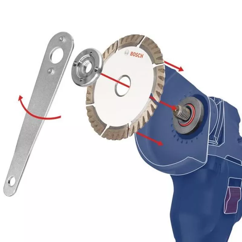 BOSCH disco da taglio per acciaio inox e metallo, Ø 125 mm, 100 pezzi in secchio (foro 22,23 mm, A 60 T BF)
