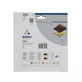 BOSCH POWERTOOLS PRO Wood lama circolare a batteria 165 mm (confezione promozionale da 2)