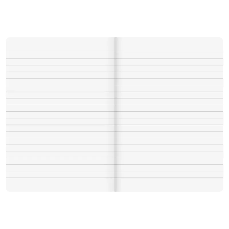 BRUNNEN registro A5 a righe 96 fogli softcover nero - A5