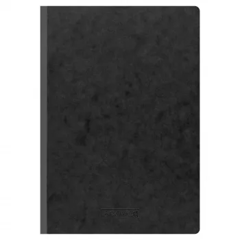 BRUNNEN FACT!plus quaderno A4 a quadretti 96 fogli nero