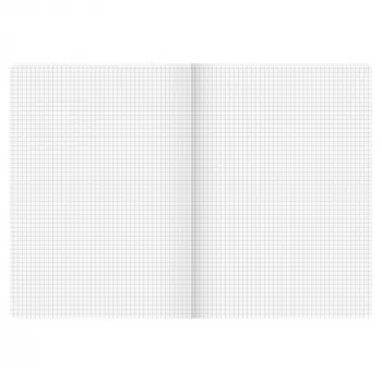 BRUNNEN FACT!plus quaderno A4 a quadretti 96 fogli nero