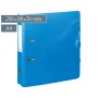 BRUNNEN WAVE raccoglitore con leva e coperchio azzurro plastica 7,0 cm DIN A4