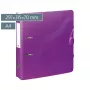 BRUNNEN WAVE raccoglitore con leva e coperchio viola plastica 7,0 cm DIN A4