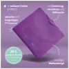 BRUNNEN WAVE raccoglitore con leva e coperchio viola plastica 7,0 cm DIN A4