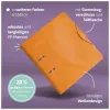 BRUNNEN WAVE raccoglitore con leva e coperchio arancione plastica 7,0 cm DIN A4