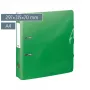 BRUNNEN WAVE raccoglitore con leva e coperchio verde plastica 7,0 cm DIN A4