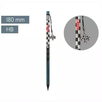 Brunnen Fast Wheels matita HB blu con gomma 1 pezzo