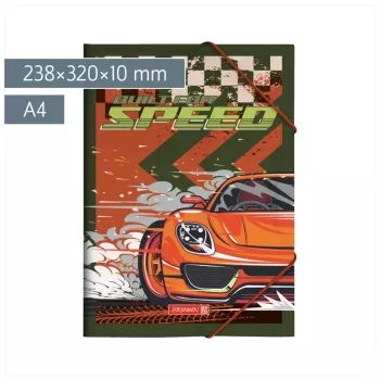 BRUNNEN Fast Wheels cartella per documenti A4 rosso/verde