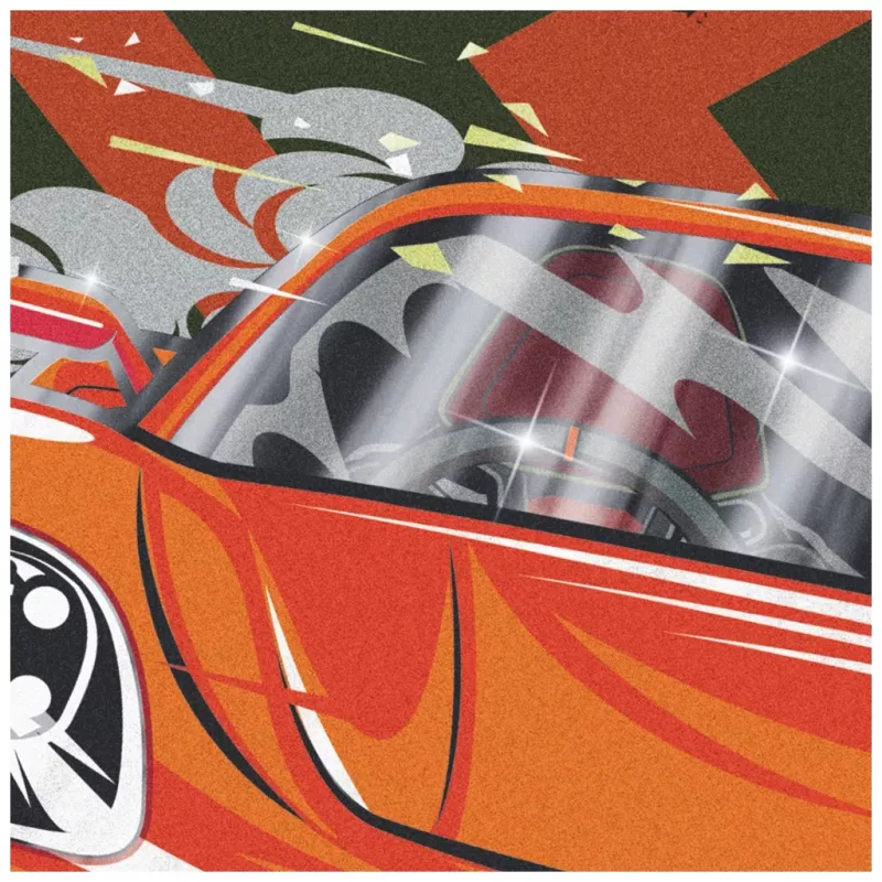 BRUNNEN Fast Wheels cartella per documenti A4 rosso/verde