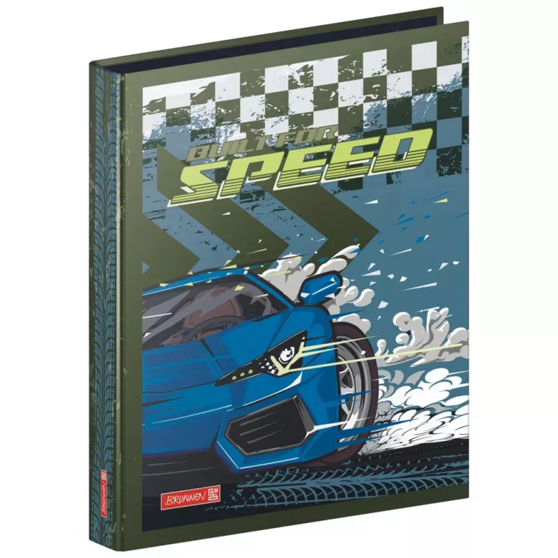 Brunnen Fast Wheels raccoglitore ad anelli, blu