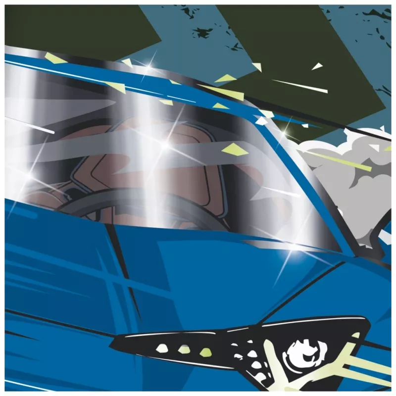 Brunnen Fast Wheels raccoglitore ad anelli, blu