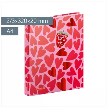 Brunnen Fruity Love raccoglitore ad anelli rosa