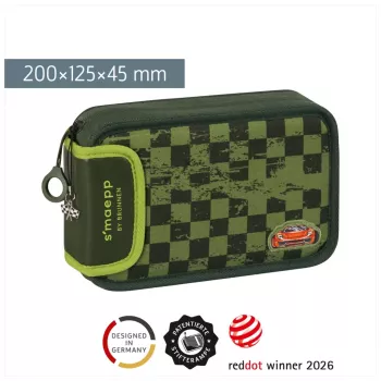 BRUNNEN astuccio completo s'maepp Fast Wheels verde/verde chiaro 16 pezzi, 20,0 x 4,5 cm (1049120521)