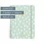 BRUNNEN Student Planner Heart 2026/2027 menta, bianco, oro, 1 pezzo (1072156097)