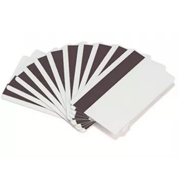 ARTDEV scheda plastificata bianca - 30mil 0,76mm con banda magnetica Lo-Co non programmata - bianca