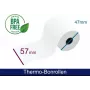 ARTDEV rotolo termico 57x47x12 mm 25 m 48 g/m² con prestampa testo addebito diretto