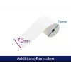 ARTDEV rotolo di carta autocopiante a 2 strati 76mm x 25m bianco/giallo per stampanti ad aghi