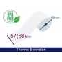 ARTDEV rotolo termico - 57x58x12 mm, 50 m, bianco