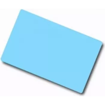 ARTDEV scheda PVC vuota – 86 x 54mm 30mil 0,76mm azzurro
