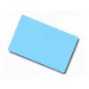 ARTDEV scheda PVC vuota – 86 x 54mm 30mil 0,76mm azzurro
