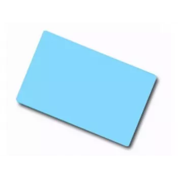 ARTDEV scheda PVC vuota – 86 x 54mm 30mil 0,76mm azzurro