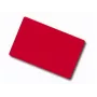 ARTDEV carta PVC bianca rossa - 30mil 0,76mm - CR80 - singola
