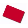 ARTDEV carta PVC bianca rossa - 30mil 0,76mm - CR80 - singola
