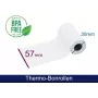 ARTDEV rotolo termico - 57x30x12 mm B/D max./K con testo addebito diretto bianco 9m