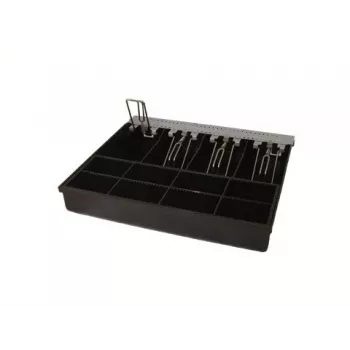 ARTDEV inserto cassetto portavalori per AC-3540, nero, 4 scomparti banconote e 8 monete