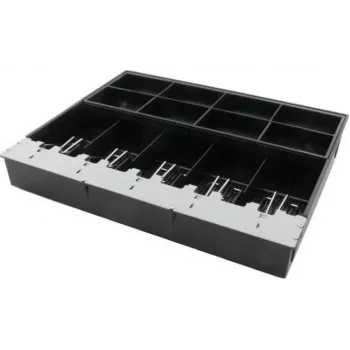 ARTDEV vano portavalori per cassetto AC-4280 – 8 vani monete, 5 scomparti per banconote, nero