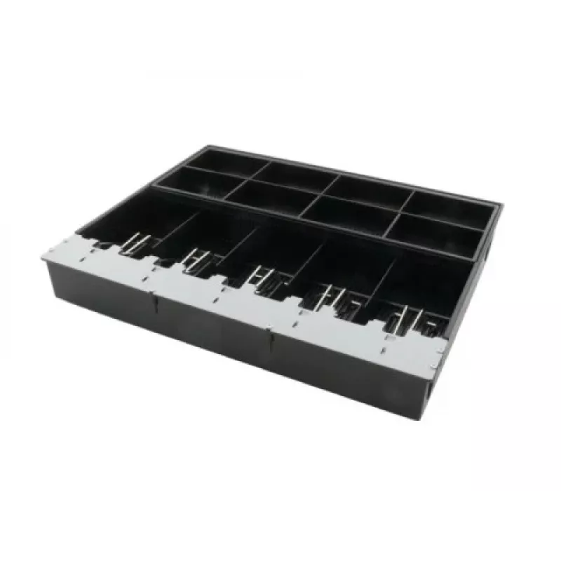 ARTDEV vano portavalori per cassetto AC-4280 – 8 vani monete, 5 scomparti per banconote, nero