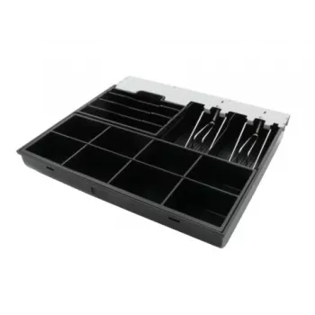 ARTDEV vano portavalori per cassetto AC-4100, 8 vani monete, 6 scomparti per banconote, nero