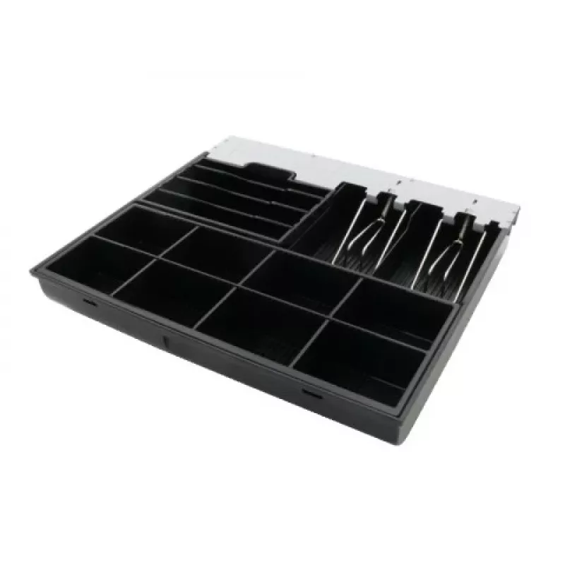 ARTDEV vano portavalori per cassetto AC-4100, 8 vani monete, 6 scomparti per banconote, nero