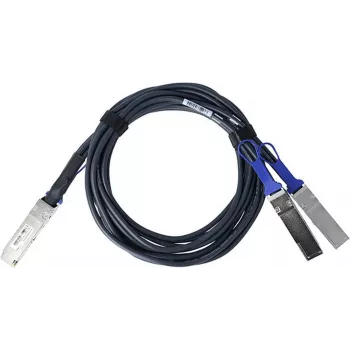 BlueLAN cavo Direct Attach Breakout passivo 200GBASE-CR4 QSFP56 su 2x100GBASE-CR2 QSFP56 compatibile Mellanox MCP7H50-V01AR30, 2m, AWG26