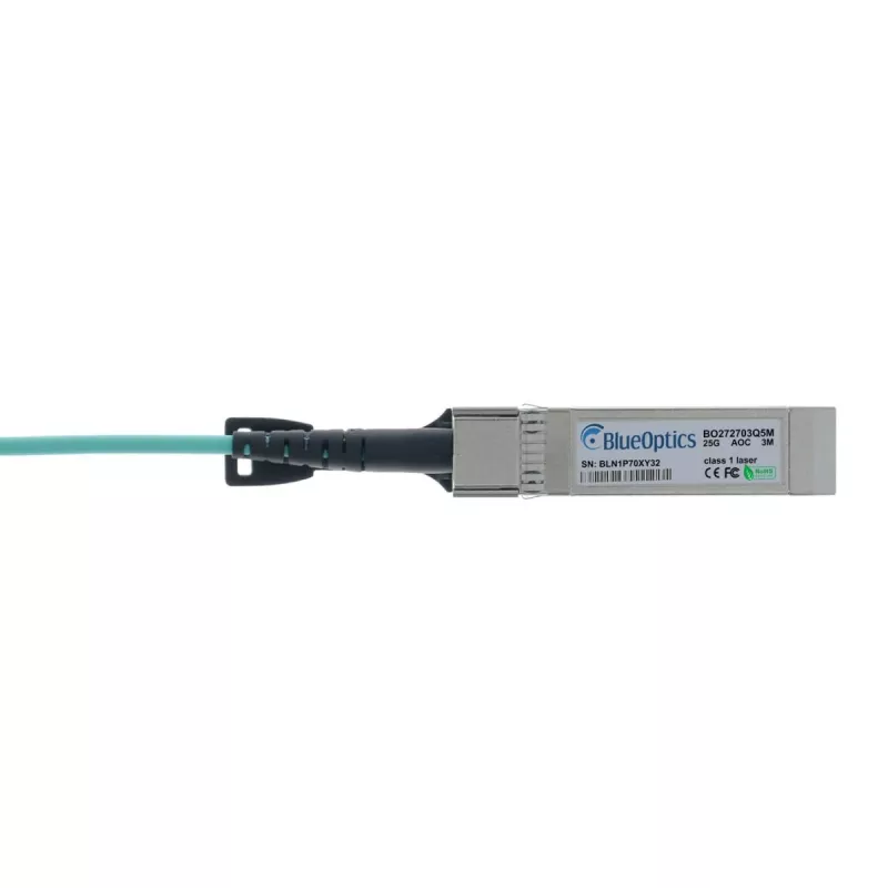 BlueOptics AOC SFP28 cavo 10m compatibile con Ruckus E25G-SFP28-AOC-1001