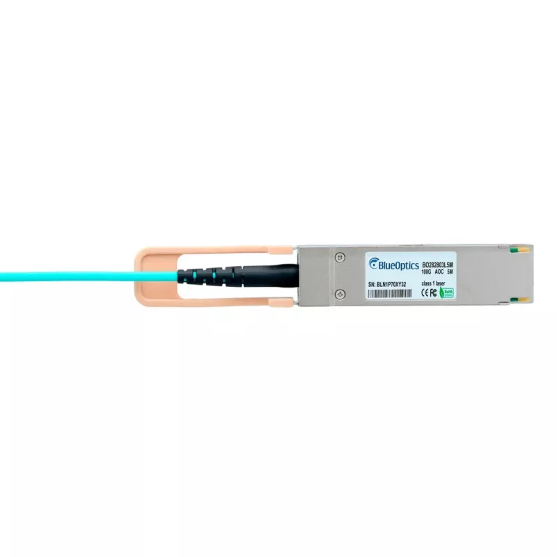 BlueOptics QSFP28-100G-AOC-10M-RU-BO cavo ottico attivo compatibile Ruckus 10m