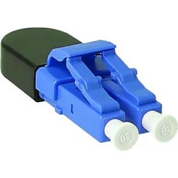 BlueOptics adattatore loopback LC duplex monomodale SM 9/125µm ferrule in ceramica blu