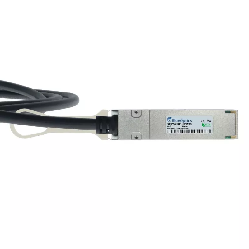 BlueOptics Ruckus cavo DAC QSFP+ BlueLAN compatibile 0,5m 40Gbps rame passivo