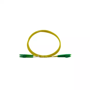 BlueOptics cavo patch in fibra ottica duplex LC-APC su LC-APC monomodale OS2 25m giallo