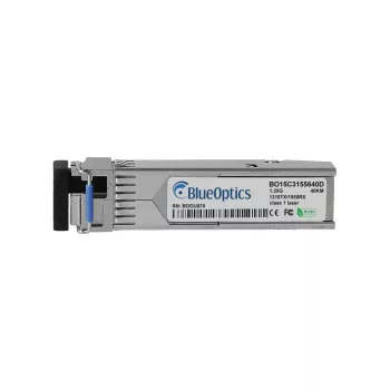 BlueOptics BO15C3155640D SFP-ricetrasmettitore compatibile per Synology SFP-BXU35-40KM, 1000BASE-BX, LC Simplex, 40 km