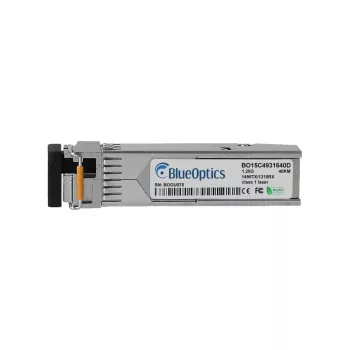 BlueOptics BO15C4931640D SFP ricetrasmettitore, 1000BASE-BX, LC Simplex, 40 km, compatibile con TP-Link SFP-BXD43-40KM