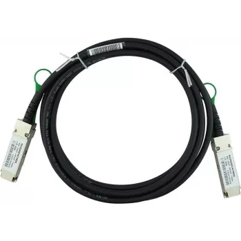BlueOptics Edge Core ET6402-DAC-5M compatibile BlueLAN QSFP Direct Attach cavo, 40GBASE-CR4, Ethernet/Infiniband QDR, 28AWG, 5 metri (ET6402-DAC-5M-BL)