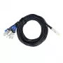 Cavo breakout DAC 200GBASE-CR8 QSFP-DD a 8x SFP28 3m BlueOptics compatibile con Dell EMC